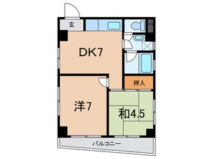 村川商店ビル（中原通）の物件間取画像